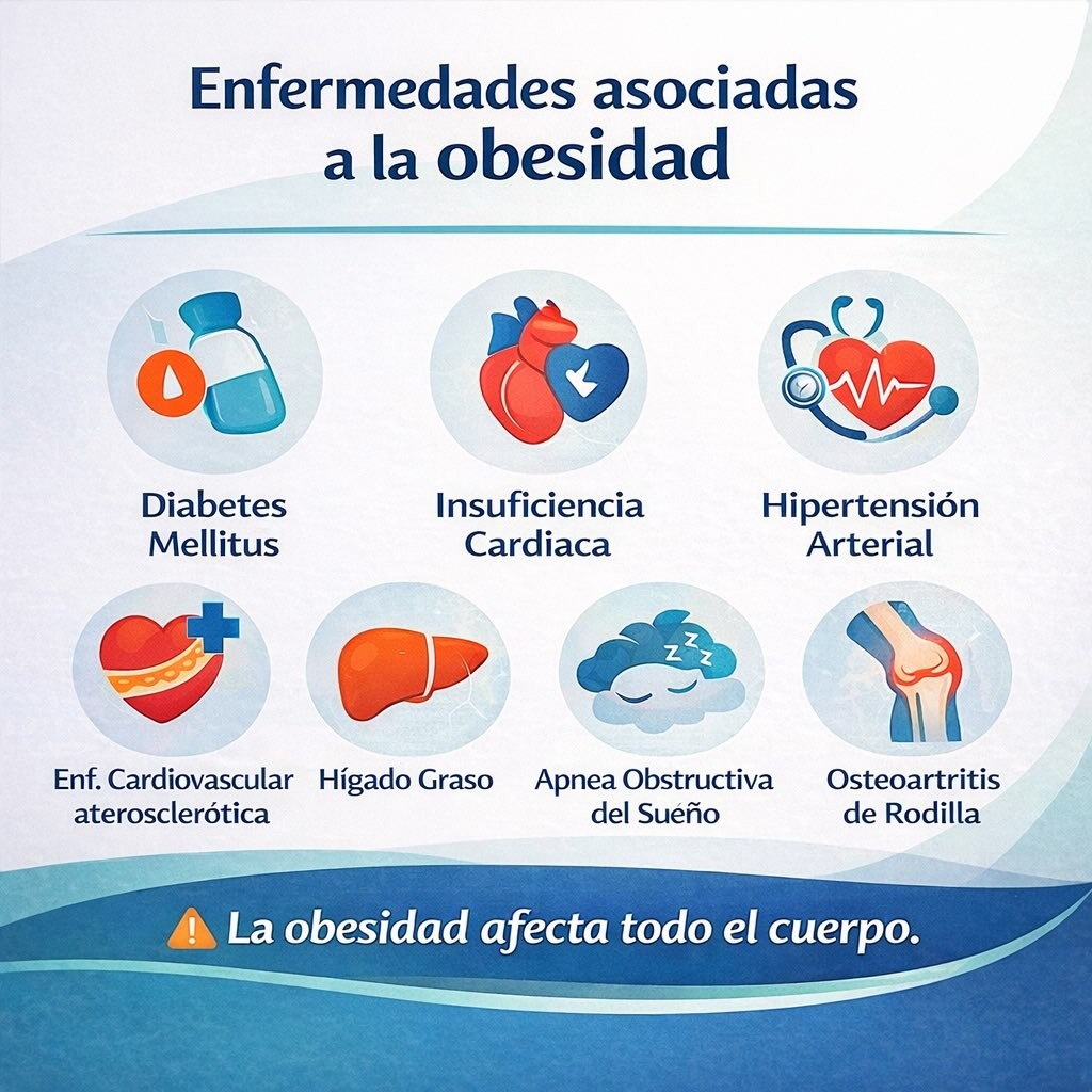 Enfermedades asociadas a la obesidad